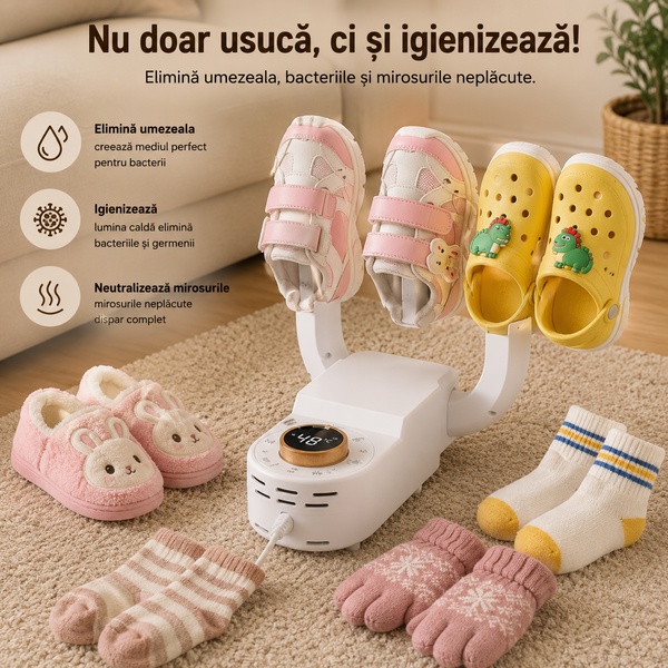 Uscător Portabil pentru Încălțăminte